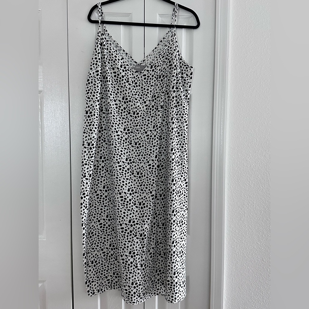 ASOS Animal Print Midi Length Slip Dress